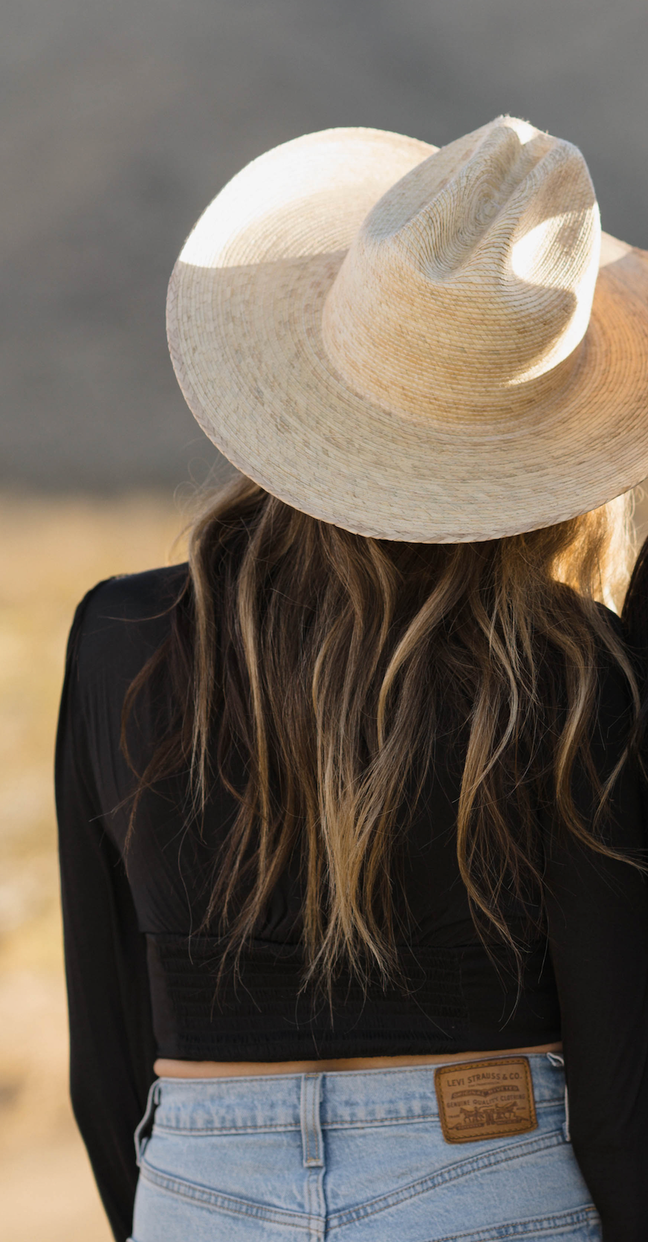 Palm Leaf Cattleman Western Brim Hat