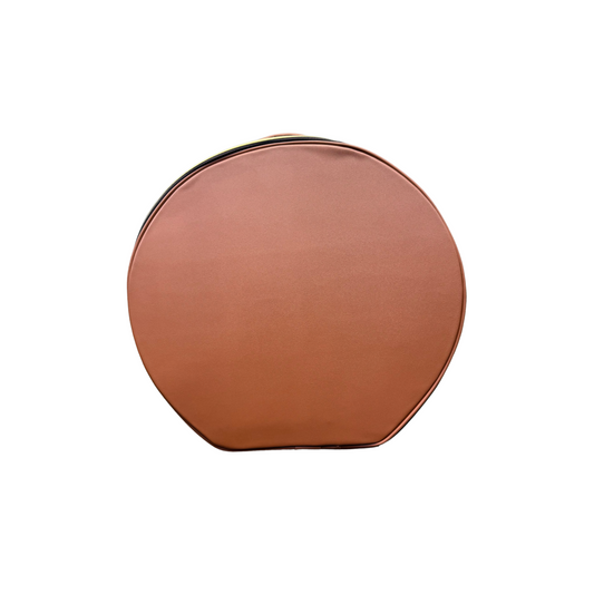 Luxe Travel Hat Carrier- Cognac
