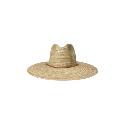 Western Cowgirl Palm Leaf Hats with Cognac Chin Straps