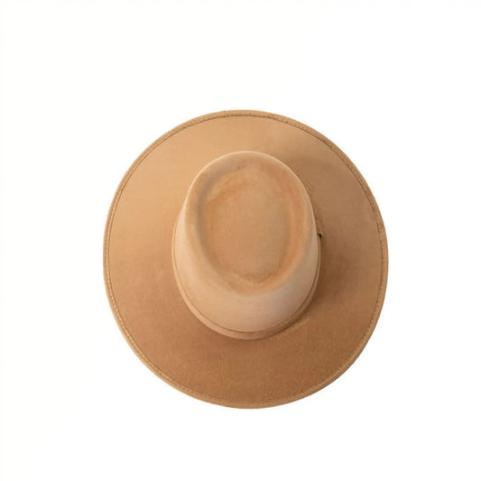 Alex Crown Top Boater - Tan