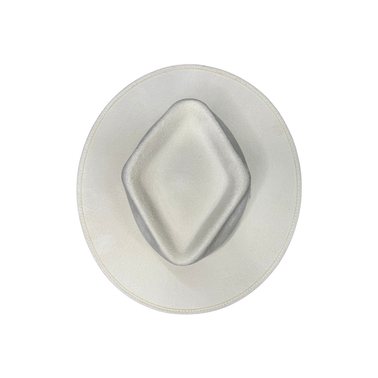Diamond Crown Flat Brim - Pearl
