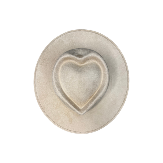 Sweetheart Rancher Flat Brim - Nude