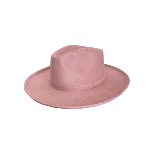 Blake Curled Pencil Brim - Blush