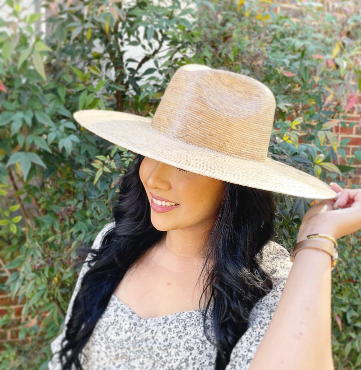 Cowgirl Palm Leaf Wide Brim